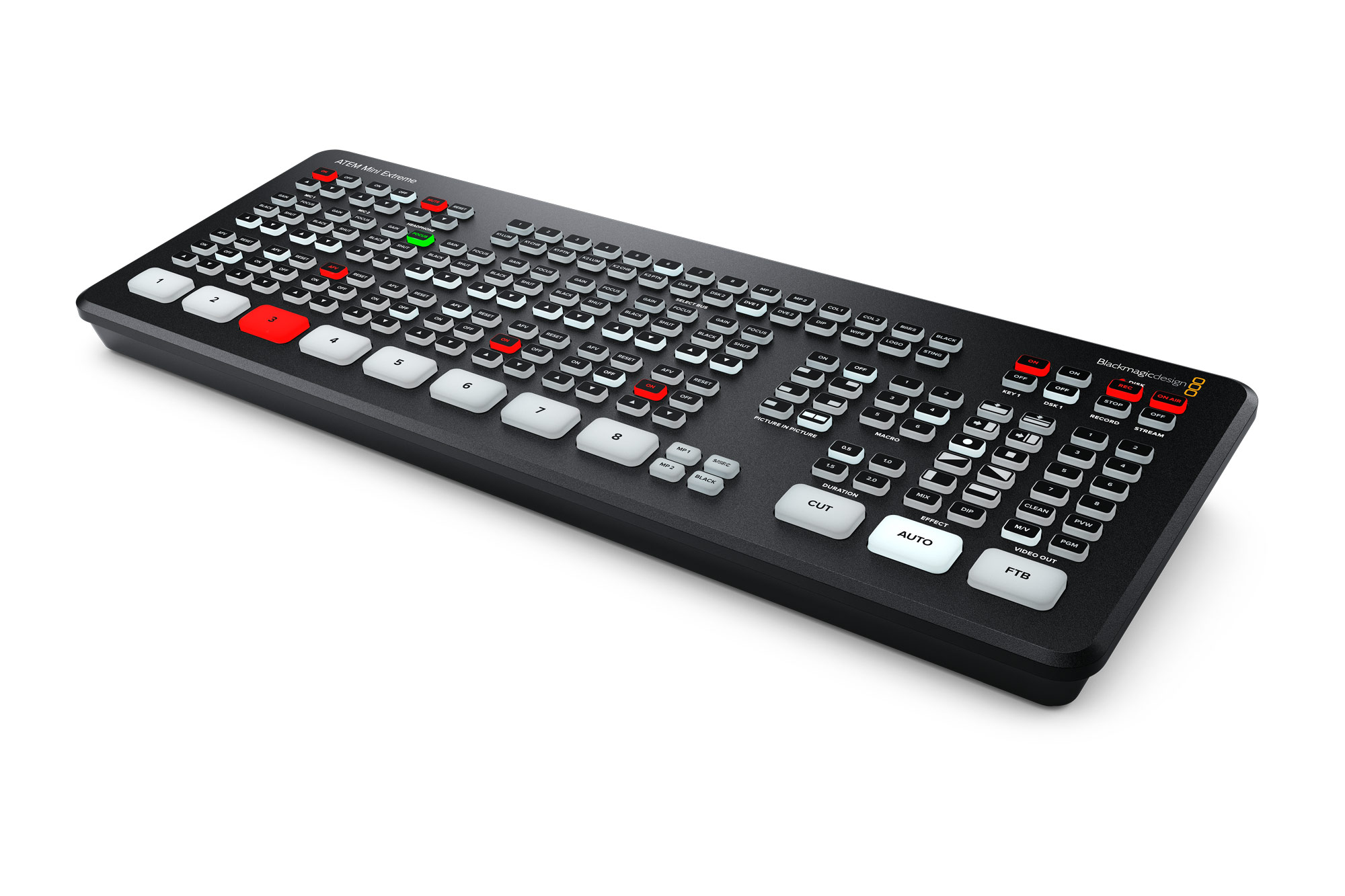 ブラックマジックデザイン、8系統の入力などに対応したライブ