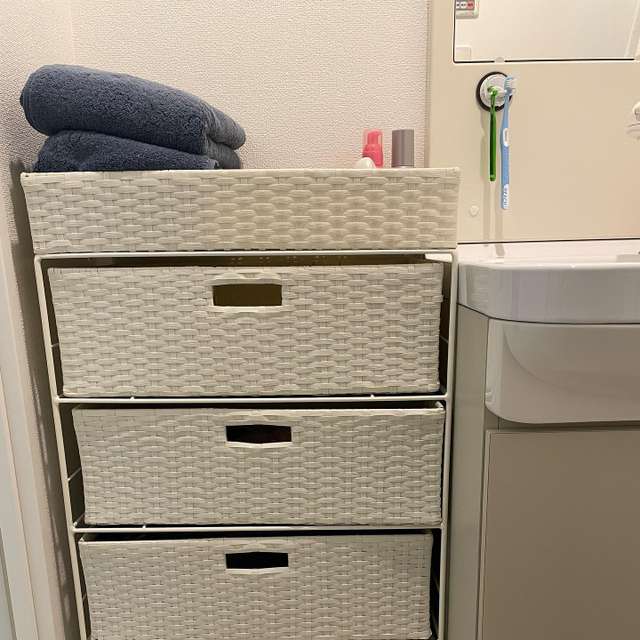 ランドリーチェスト50 ホワイト(RAN-2412) | ニトリネット【公式