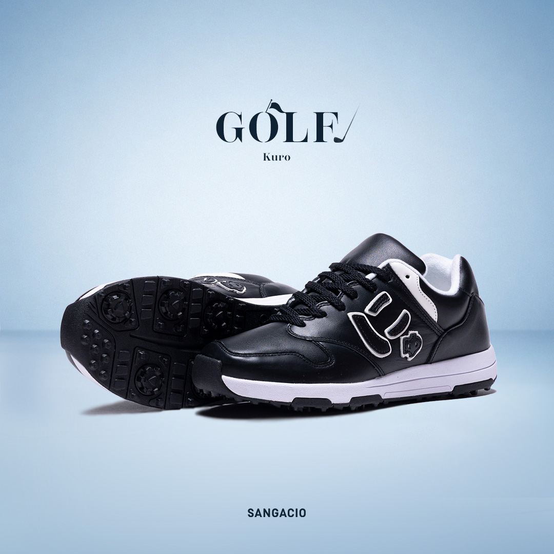 GOLF『KURO』スパイクレスゴルフシューズ | SANGACIO