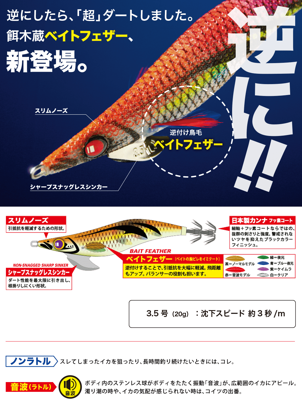 餌木蔵劇場vol.8「ティップランでデカイカを呼ぶ王道の一点式エギ