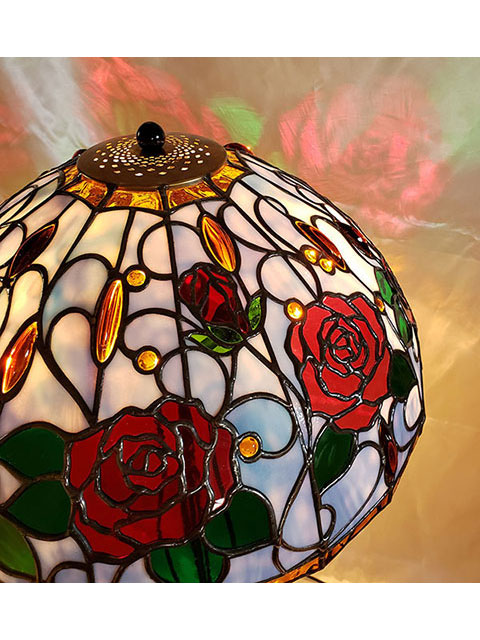 ステンドグラス・ビトロ Stained Glass Vitrail / 薔薇ランプ 2021'