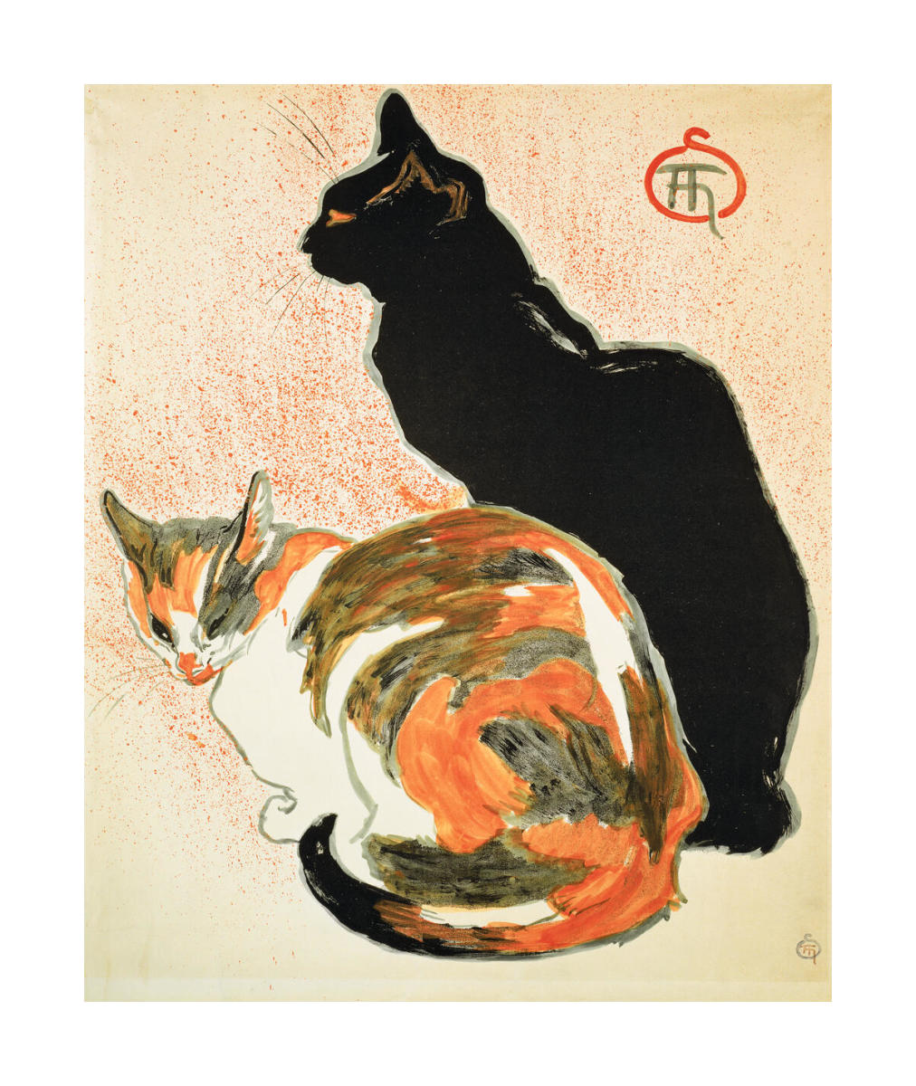 Two Cats, 1894 by Théophile‑Alexandre Steinlen - Paper Print - MFA