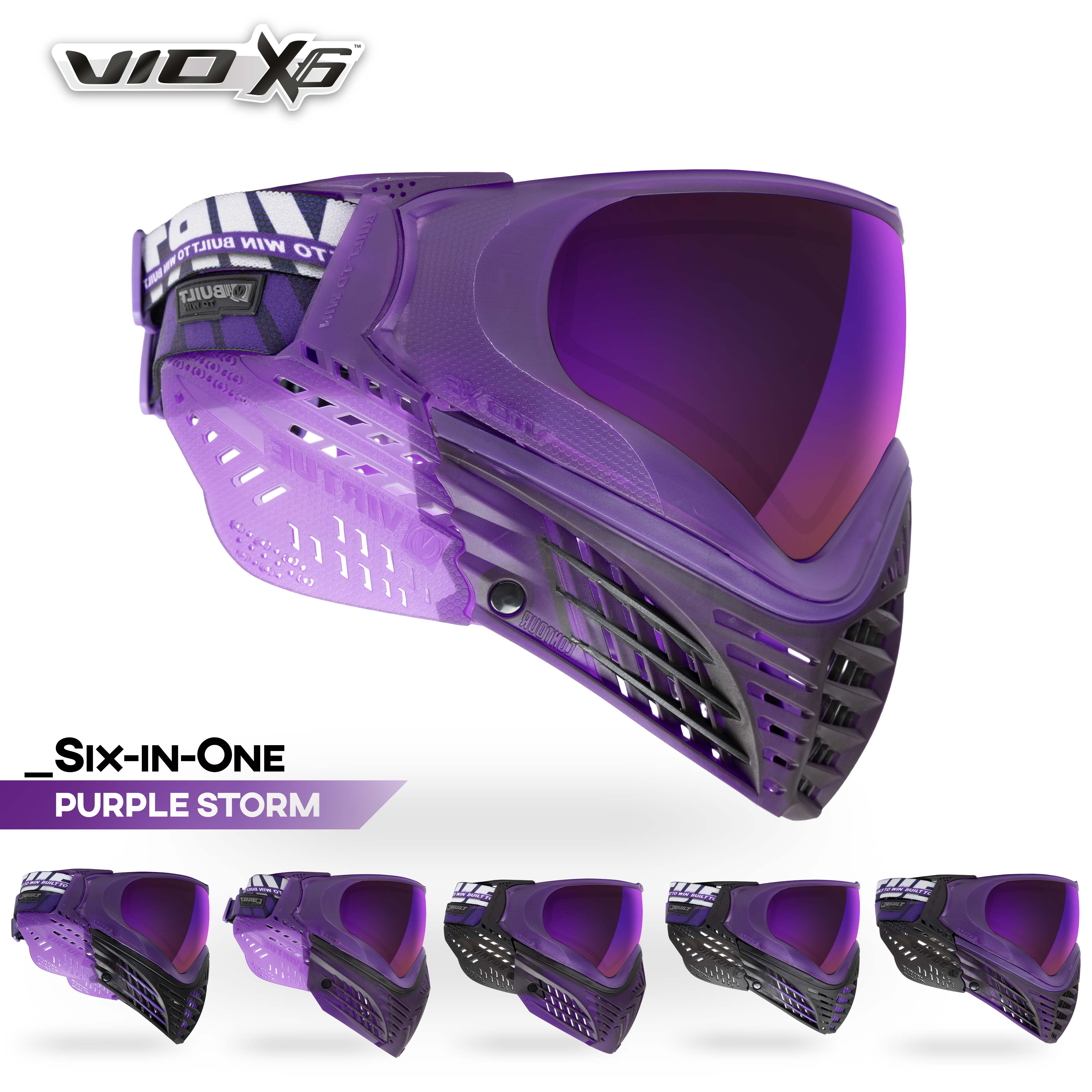 Virtue VIO X6 Goggle - Purple Storm – Virtuepb.com | Built to Win USA