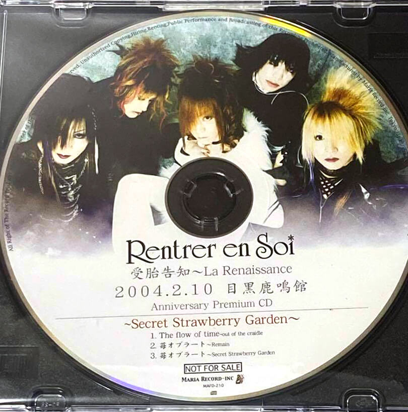 RENTRER EN SOI discography | RENTRER EN SOIディスコグラフィ | vkgy