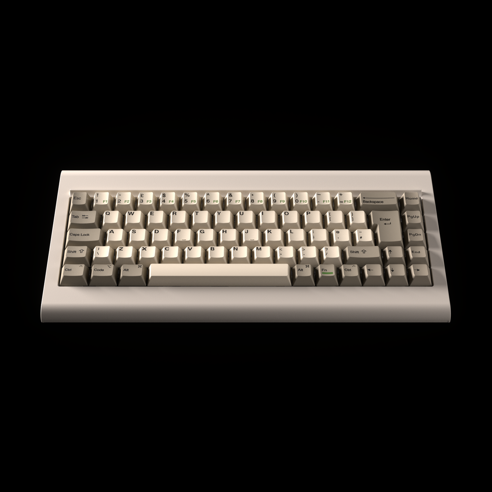 PC66 (68 Key) ANSI - Retro Inspired - Vortex Keyboard
