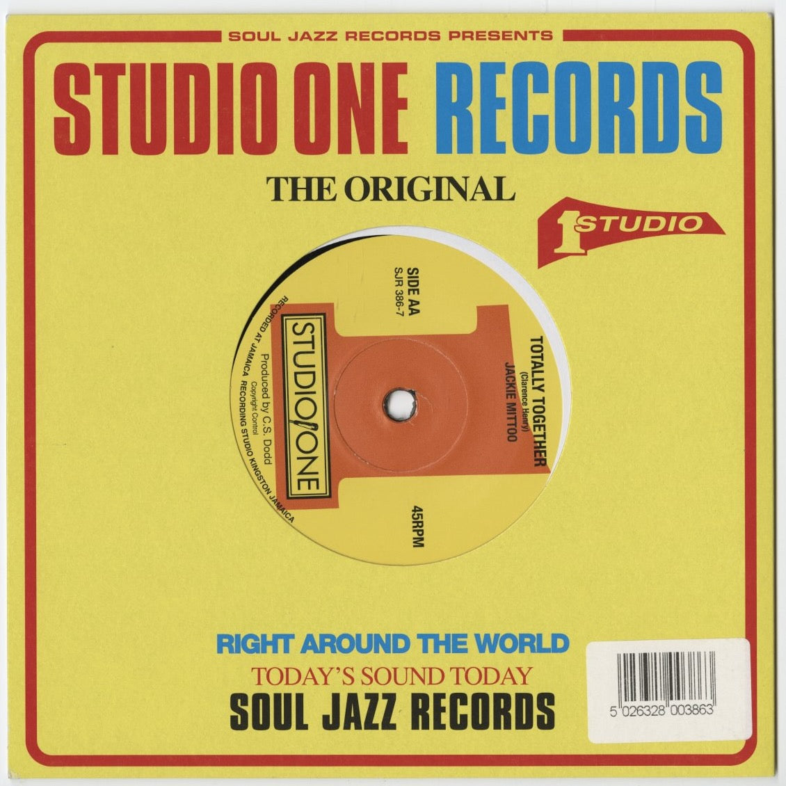 Jackie Mittoo - Totally Mad 7inch UK Soul Jazz ロード・タナモ参加