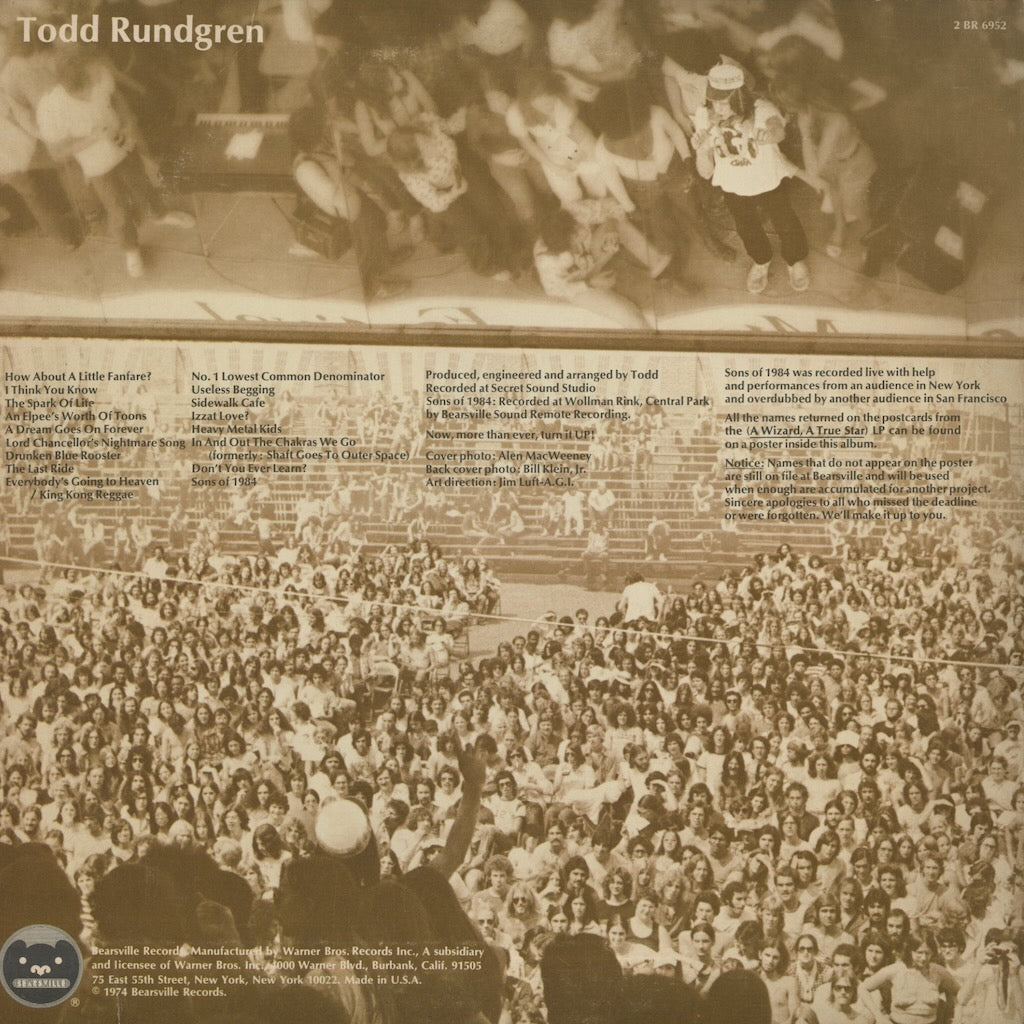 Todd Rundgren / トッド・ラングレン / Todd (2 BR 6952) – VOXMUSIC