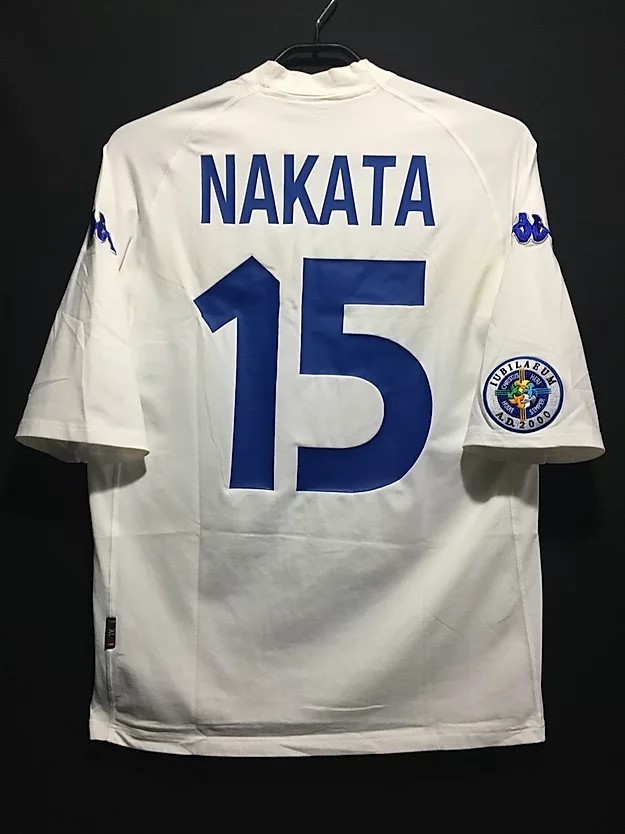 2000-01 ローマ 中田#8 セリエA優勝 長袖ユニフォーム セリエA外国人