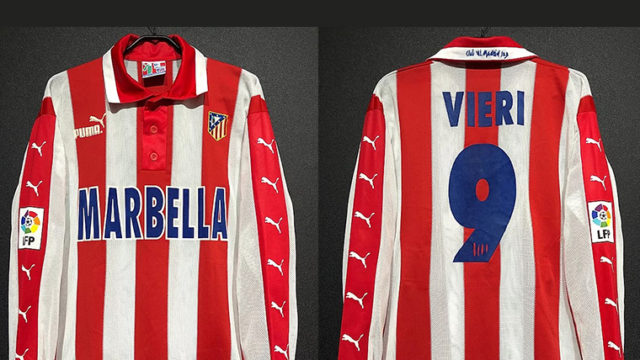 重戦車”ヴィエリが1シーズンのみプレーしたアトレティコ・マドリード