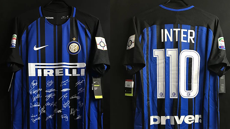 選手名『INTER』背番号『110』！インテル クラブ創立110周年記念