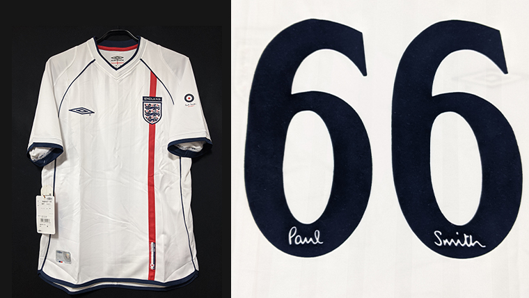 ポール・スミスがユニフォームに込めた願いとは？！2002年イングランド