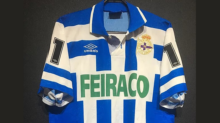 ディポルティボ・ラ・コルーニャ1992/93ホームユニフォーム｜サッカー