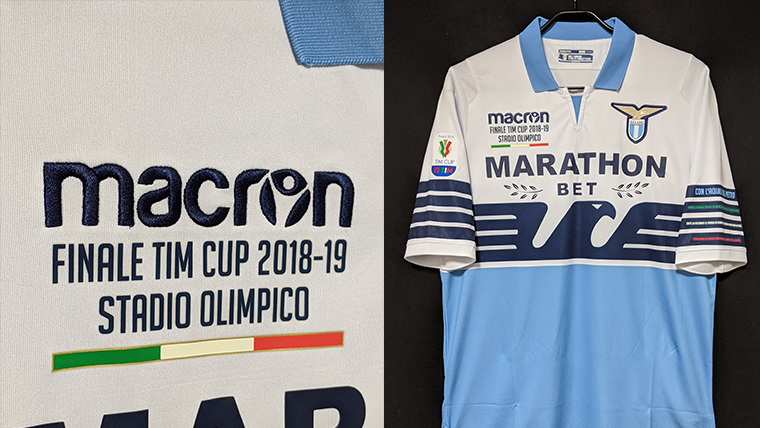 ファイナル限定パッチ付！2019ラツィオ コッパイタリア（TIM CUP）決勝