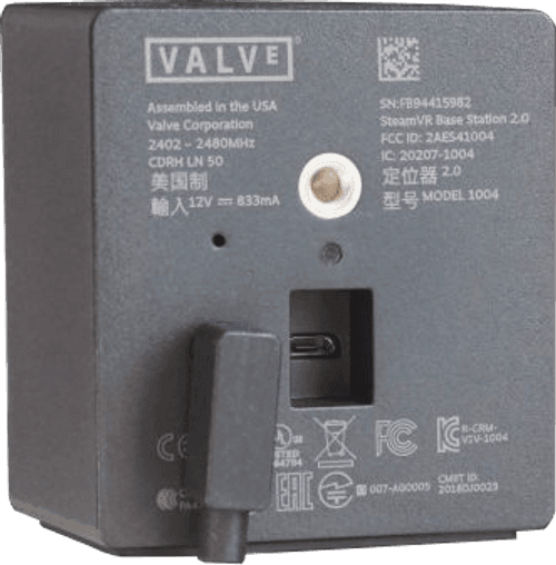 SteamVR Base Station 2.0: Full Specification - VRcompare