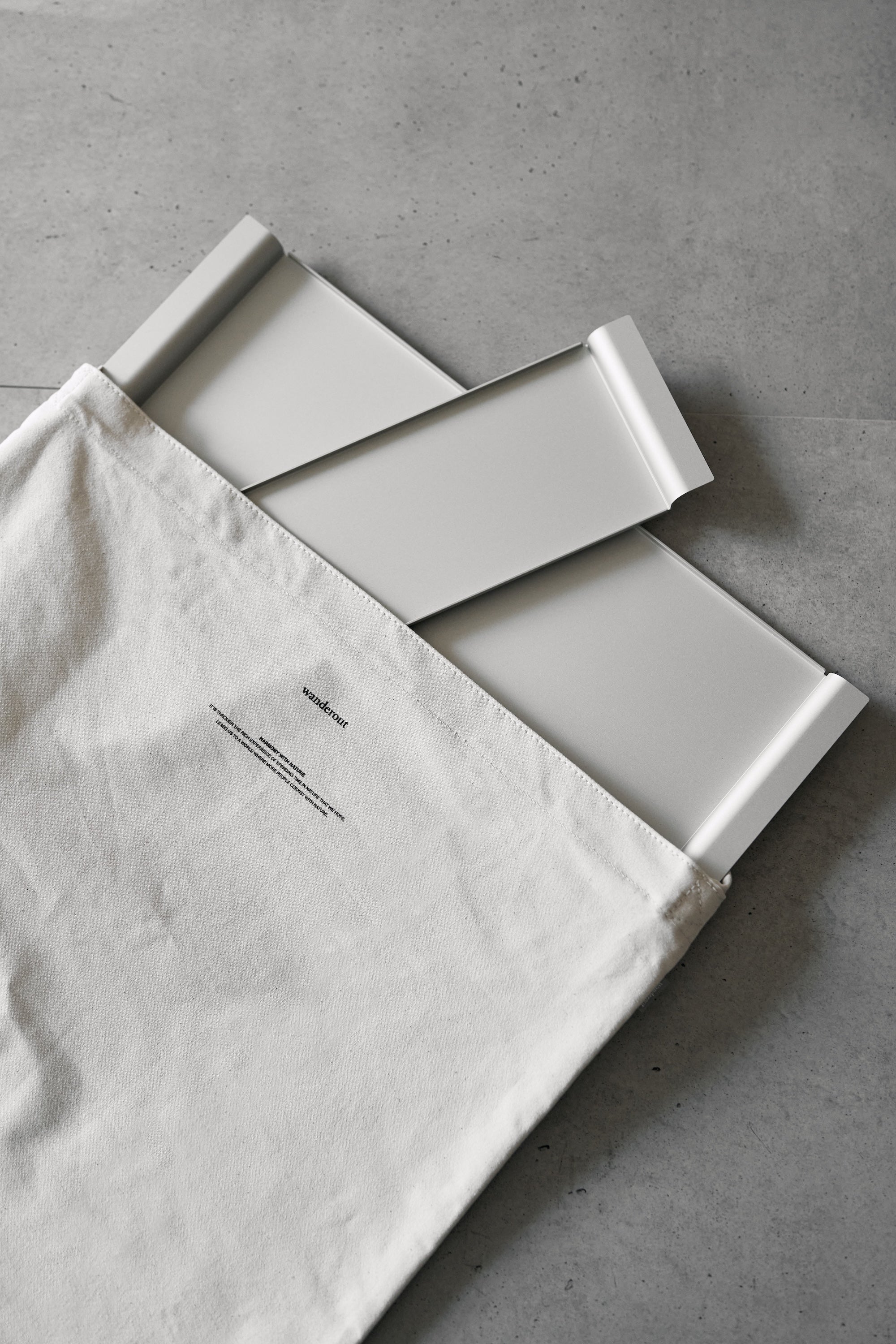 Wanderout / Narrow Tray Al - Silver – wanderout