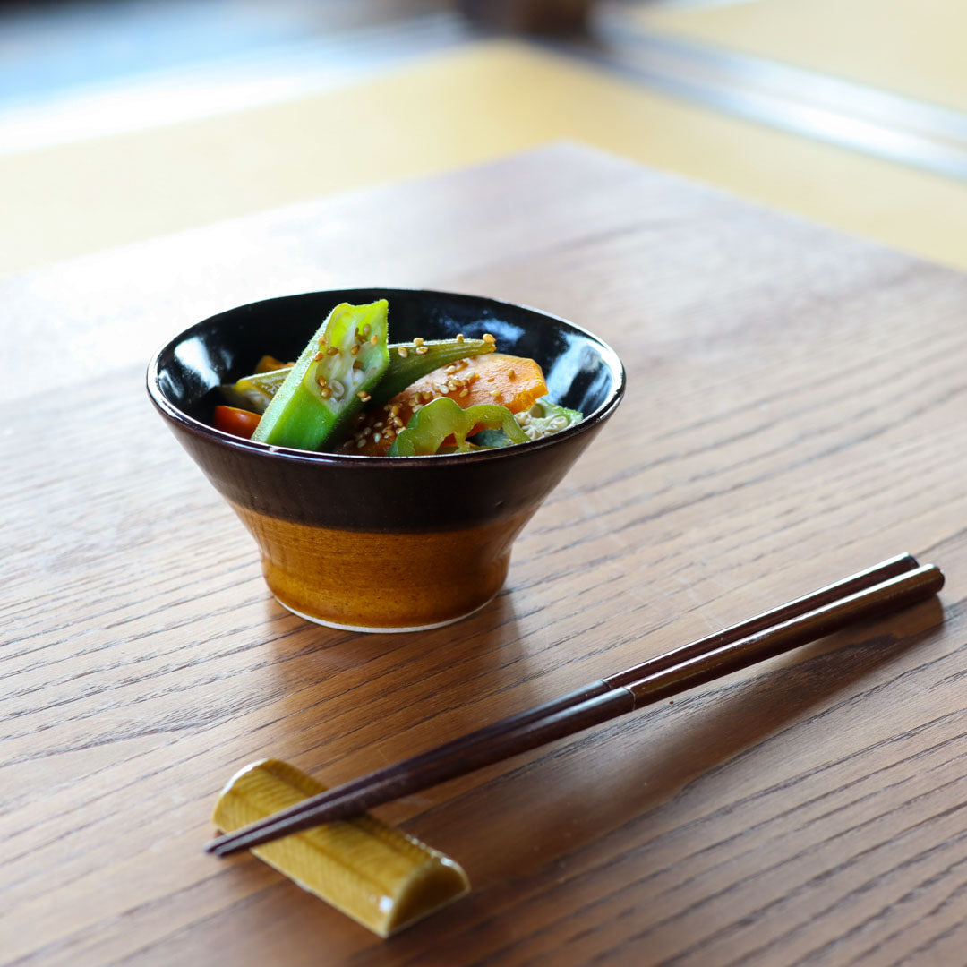 益子焼｜道祖土和田窯 Official Website】2tone 飯碗 230ml