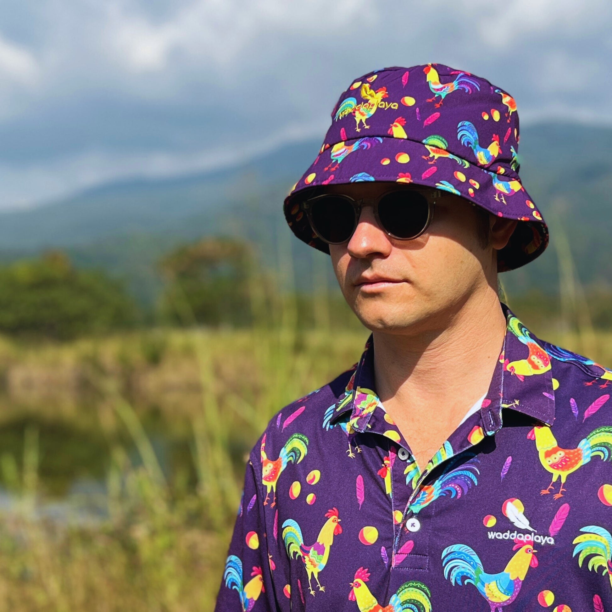 Köchenbolz Bucket Hat - Rooster Golf Hat UPF50+ | Waddaplaya