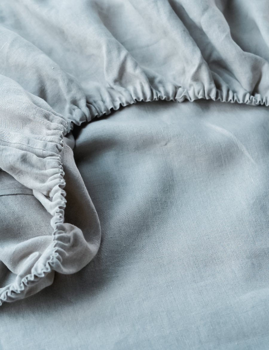 ボックスシーツ】リネン100% オールシーズン使えます / 2色展開 r017c