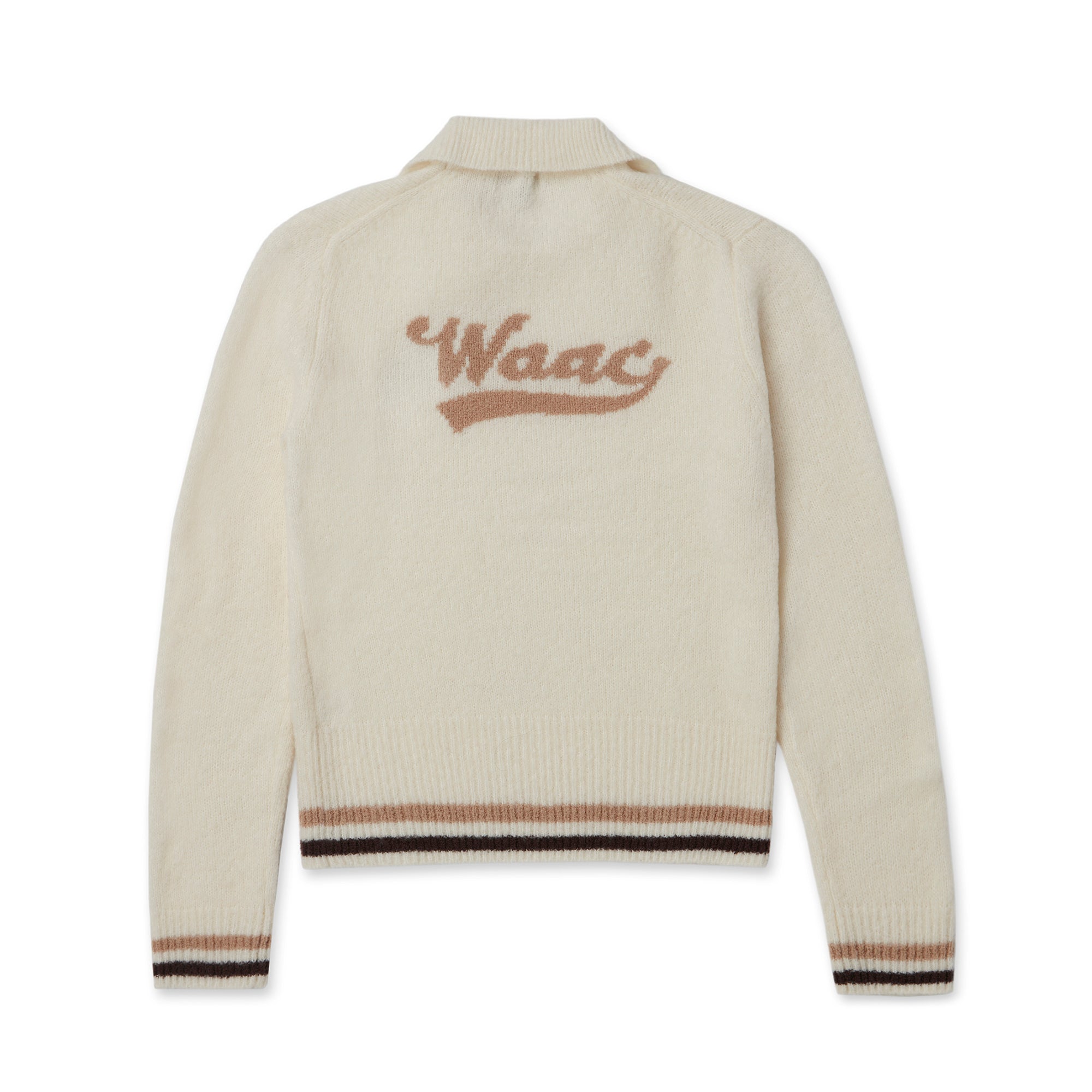 WOMEN ブークレカラーニット アイボリー