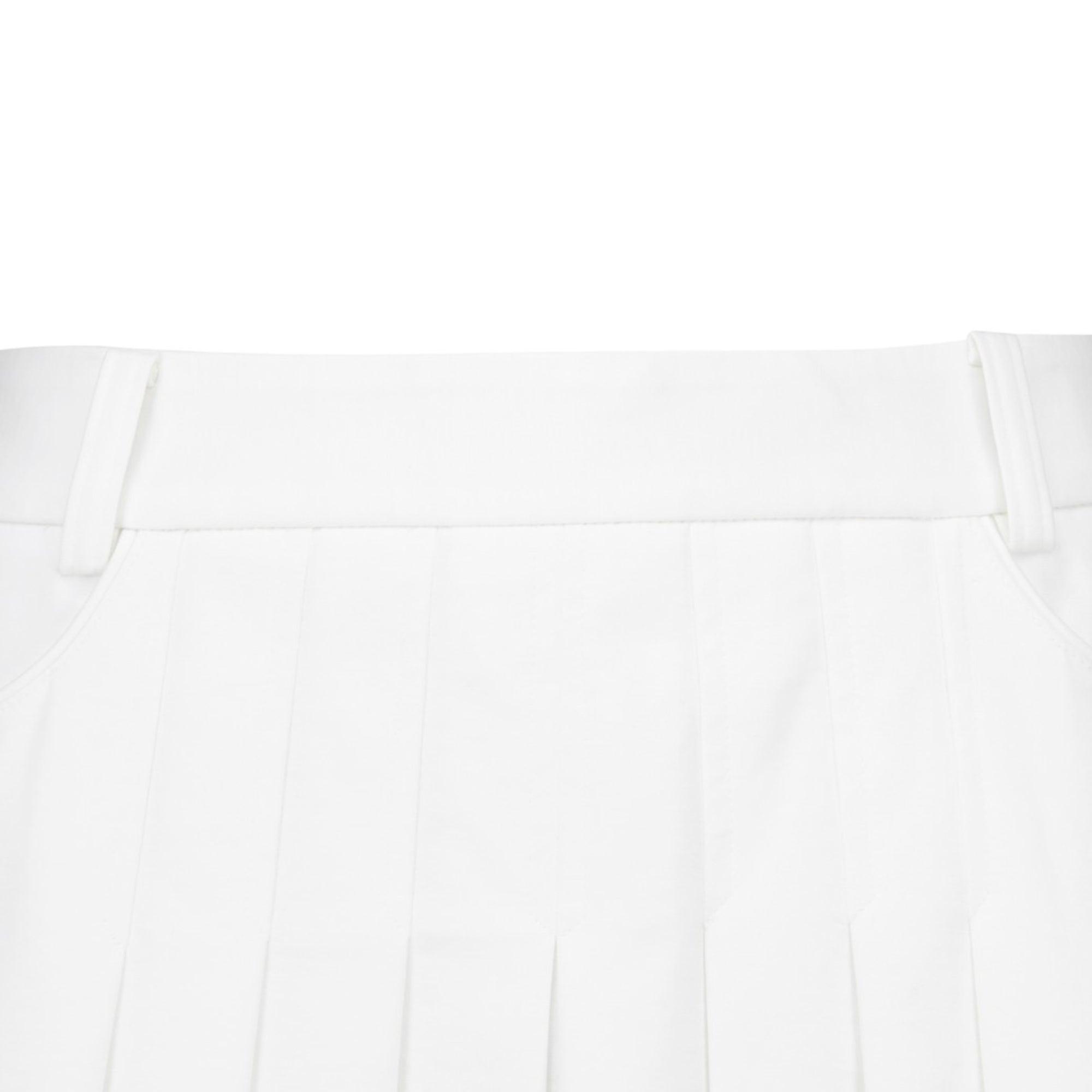 WOMEN プリーツスカート ホワイト