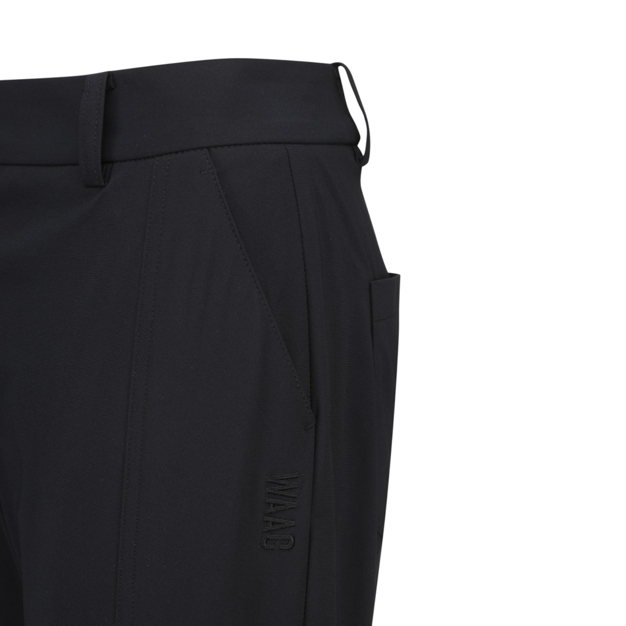 WOMEN ストレッチジョガーパンツ ブラック