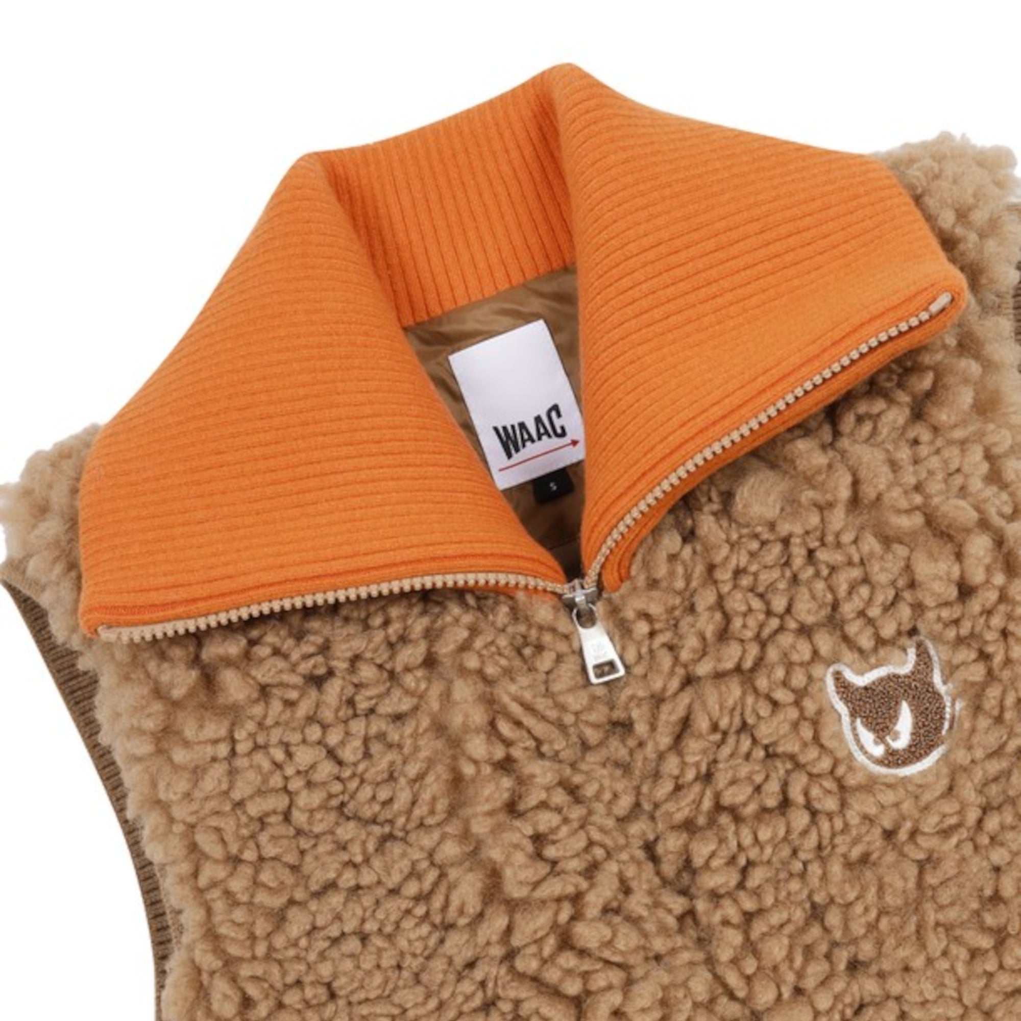 WOMEN フリースベスト ベージュ