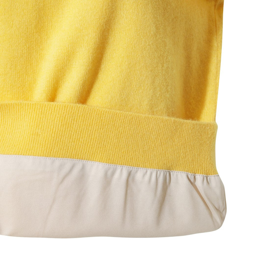 WOMEN BEANIE WAACKY カシミヤセーター マスタード