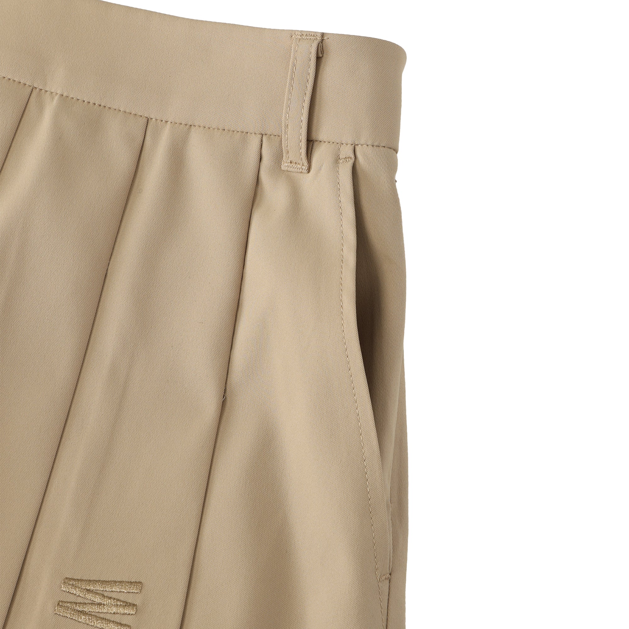 WOMEN プリーツスカートパンツ ブラック