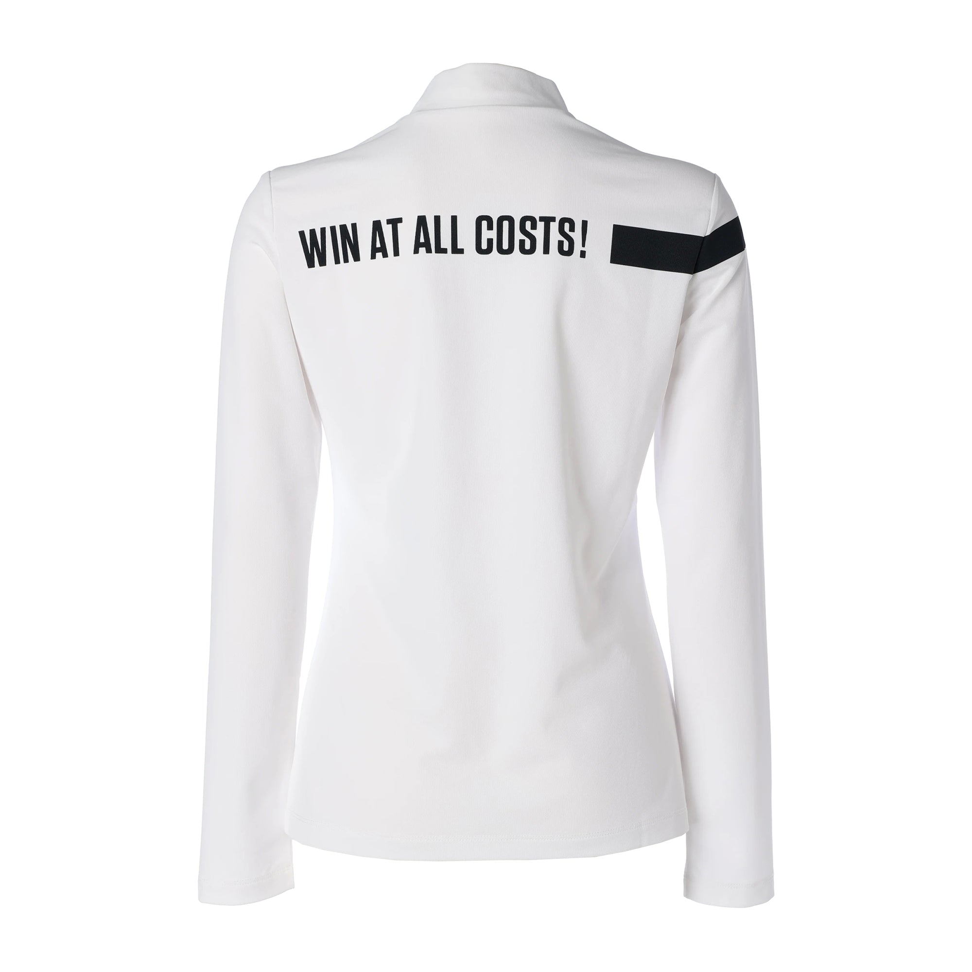 WOMEN ハイゲージカノコ 長袖モックネック ホワイト