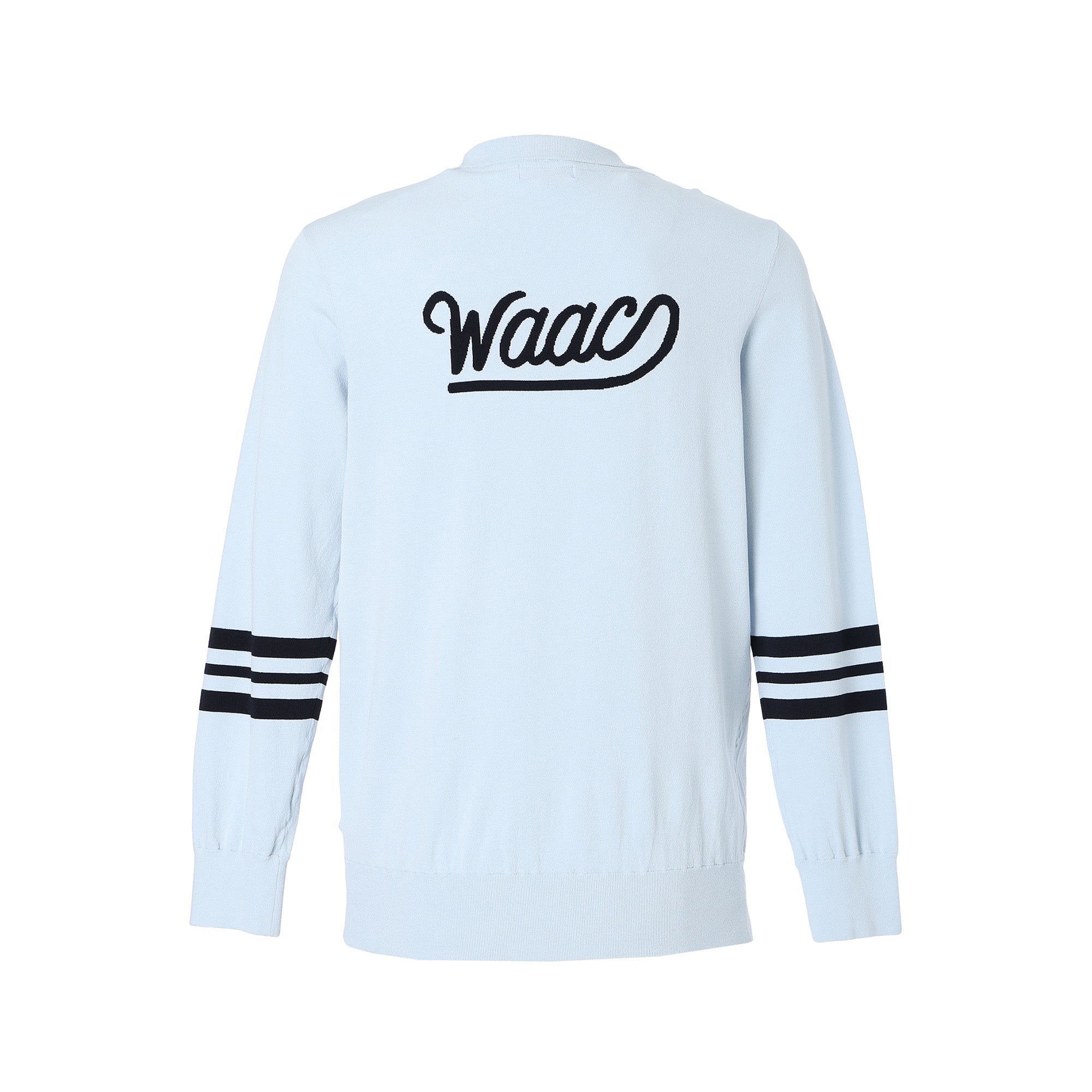 WAAC ワック　ニットベスト　メンズ　2 L程度　スカイブルー系　韓国 WAAC ワック ニットベスト メンズ 2 L程度 スカイブルー系 韓国 ゴルフ