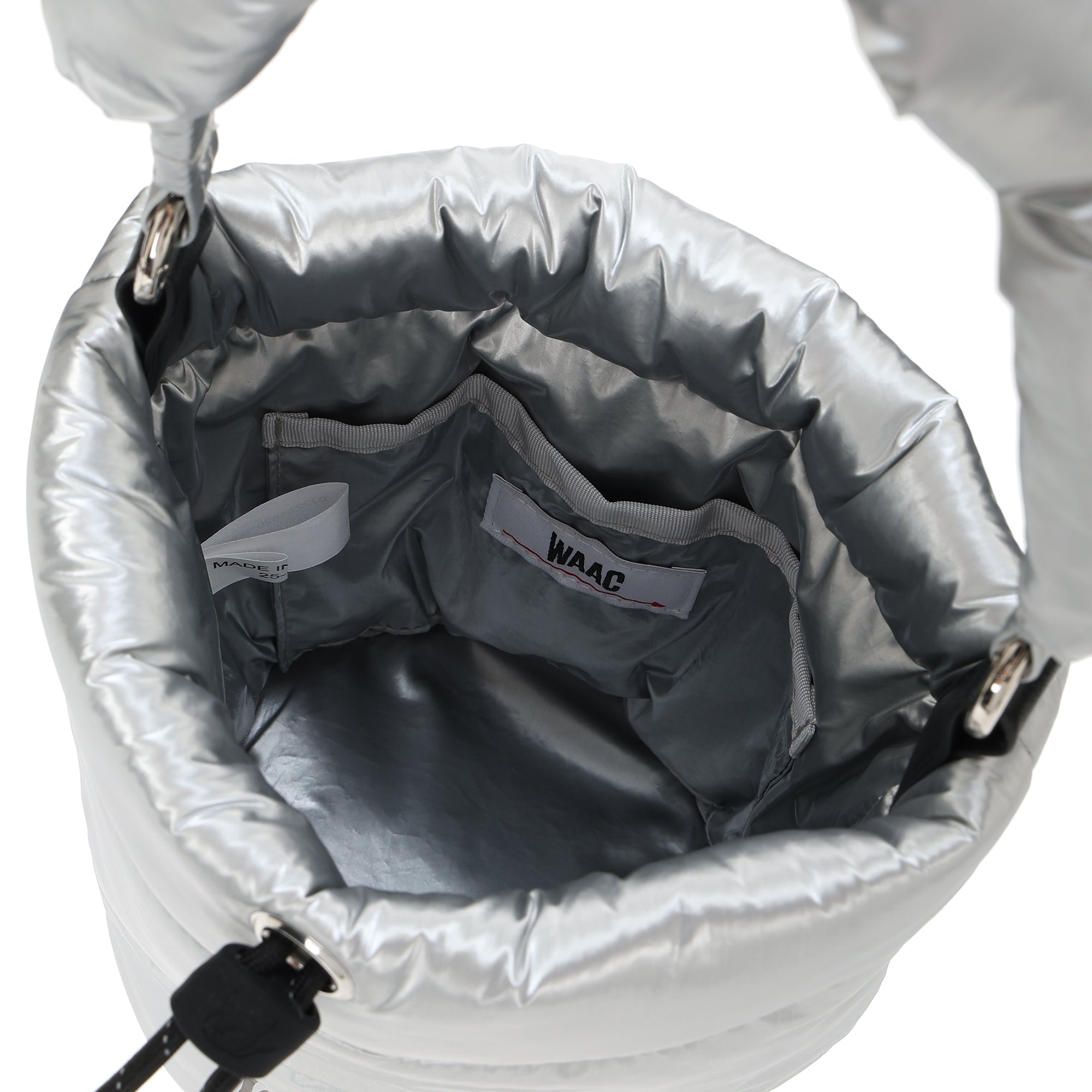 UNISEX パディングカートバッグ シルバー