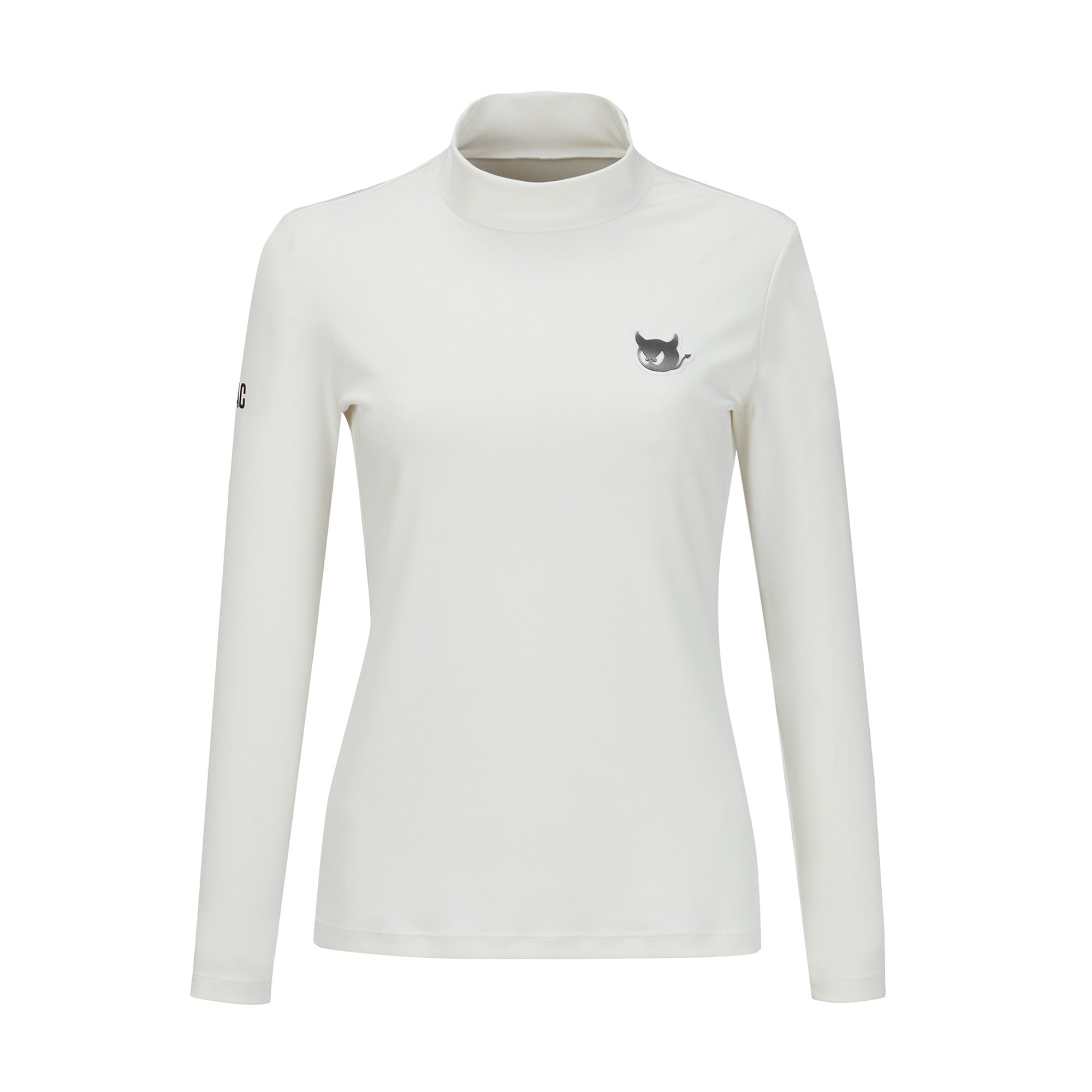【WAAC】 WOMEN リブポロシャツ ホワイト WAAC Rib Collar WAACKY Golf Polo White - FW25 Women – Golfio