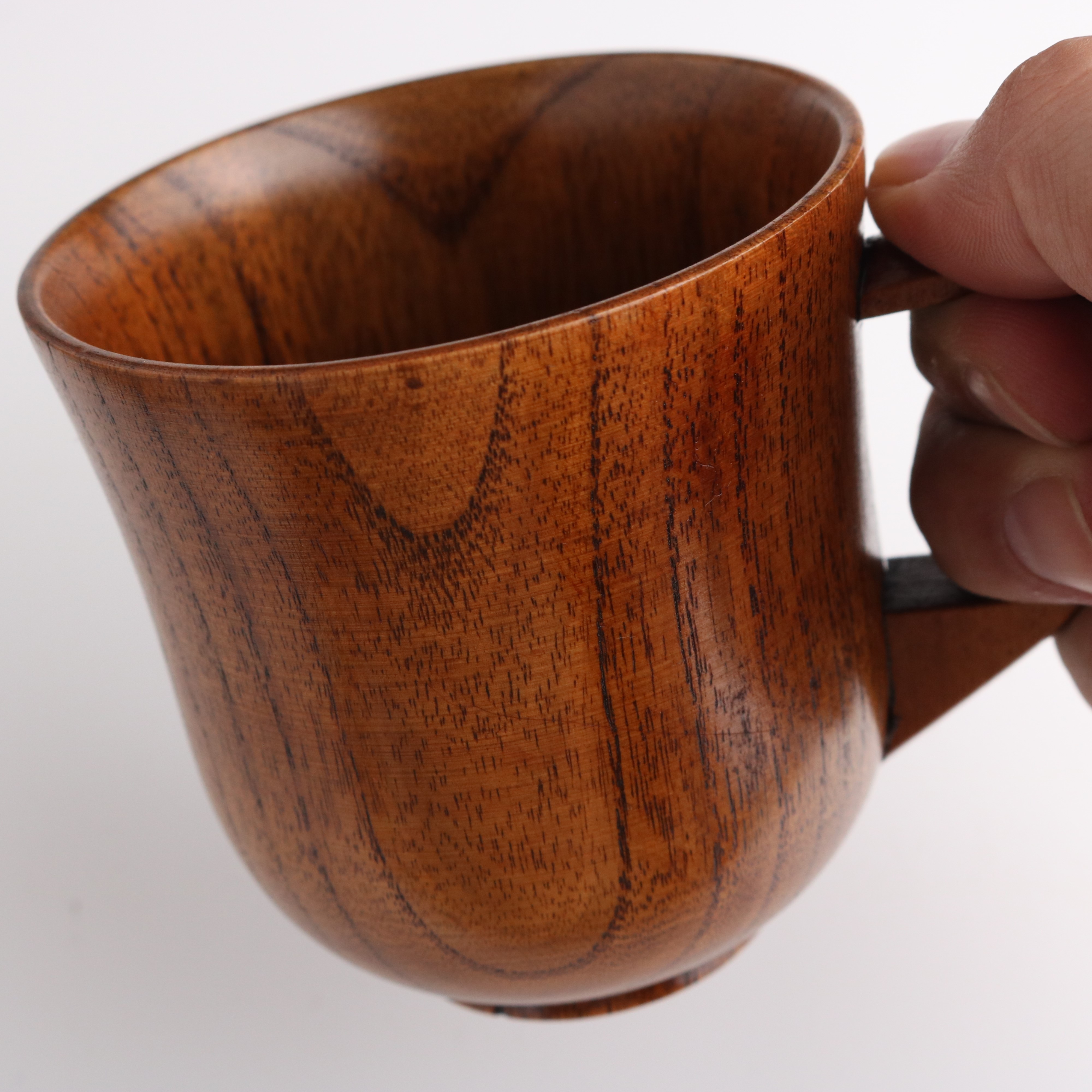 ☆親しみやすいカタチ！【お手頃感・飲みやすい口元】手付きマグカップ