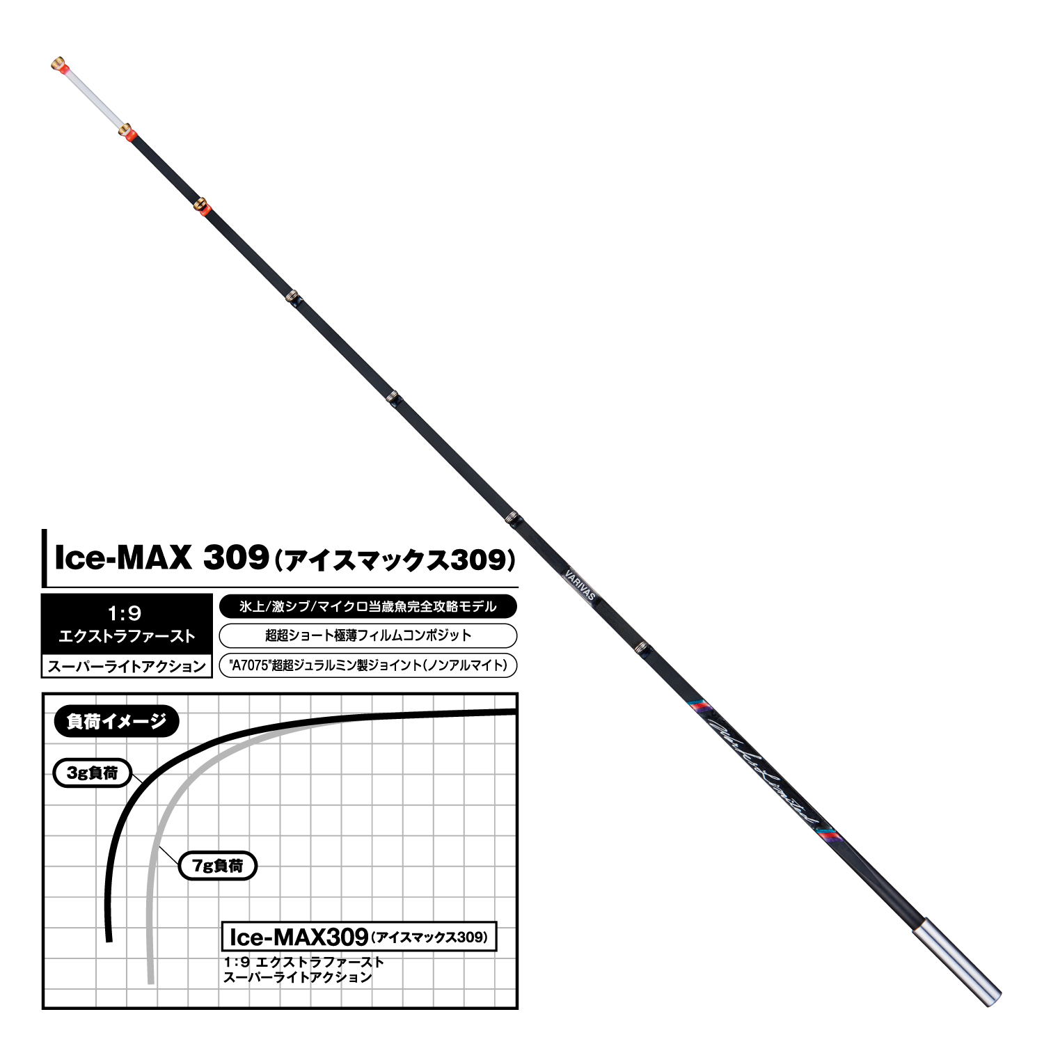 バリバスより「Ice-MAX309」「桧原MAX319 燻紫銀SFX」が発売