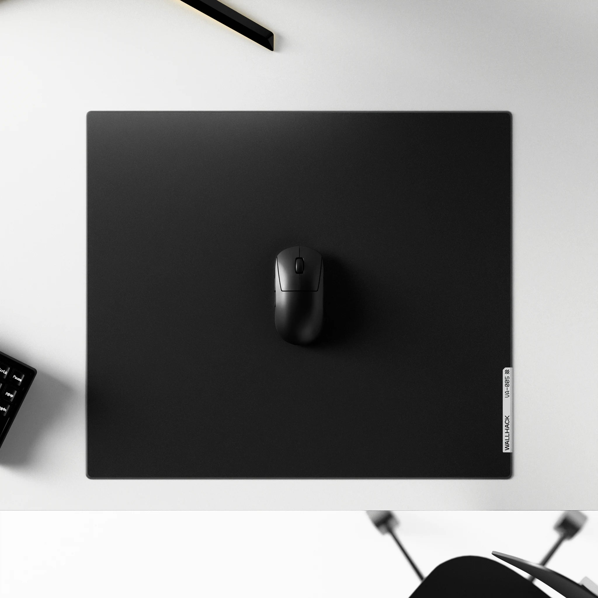 VA-005 Black Glass Gaming Mousepad | Wallhack
