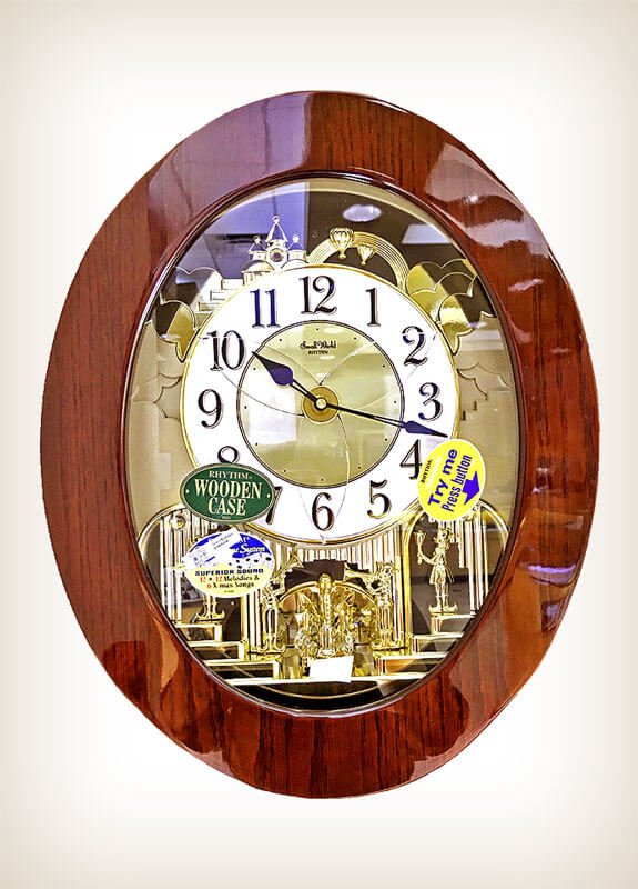 Rhythm Grand Nostalgia Entertainer 4MH838WD06 | Wall Of Clocks