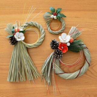 正月準備】ワイヤーで巻き付けるだけ簡単ハンドメイド♪しめ縄飾りを