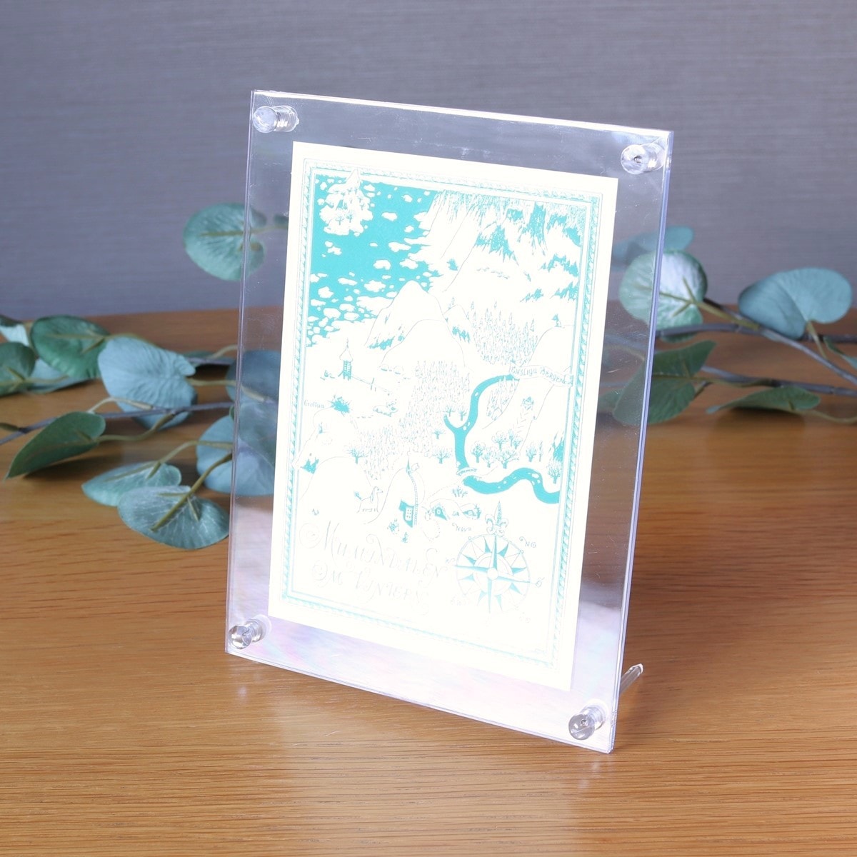 フォトフレーム 写真立て 透明 ポストカード 076120