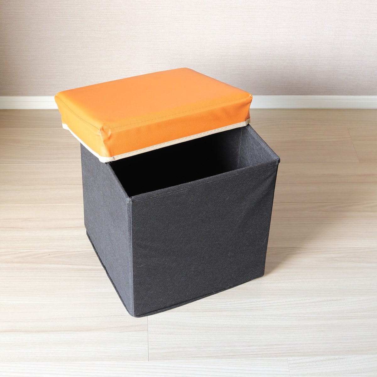 ヴォレ BOXスツール 収納 蓋付き アンティーク風 レトロ チェア イス