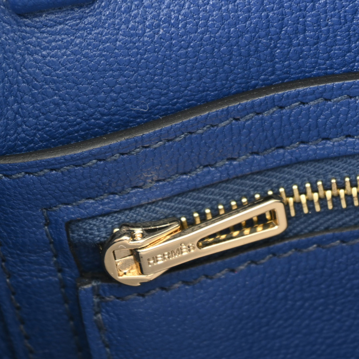 エルメス シェーヌダンクル コンパクト ブルーサフィール シェーブル