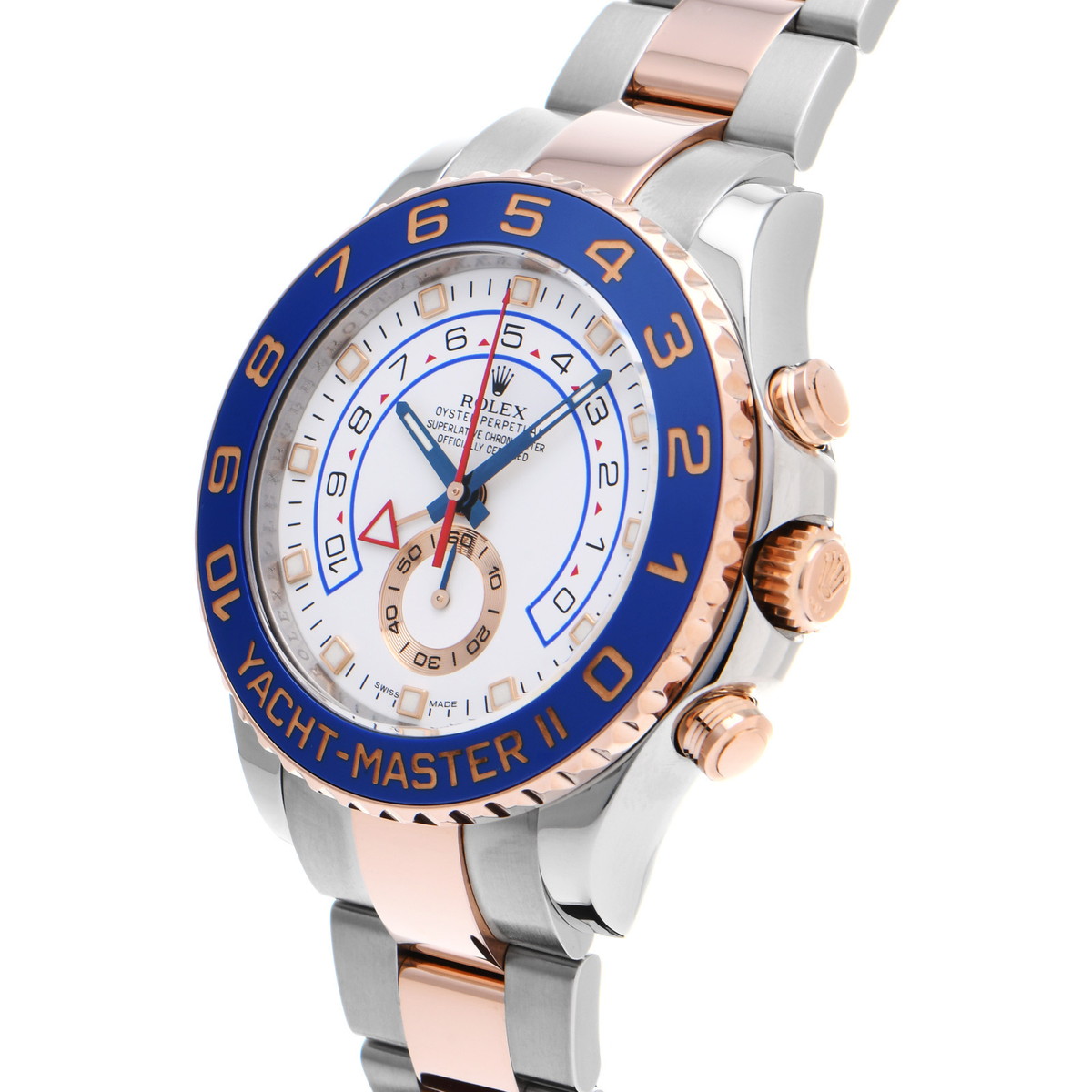 ロレックス ヨットマスターII 116681 ホワイト メンズ 時計 【中古