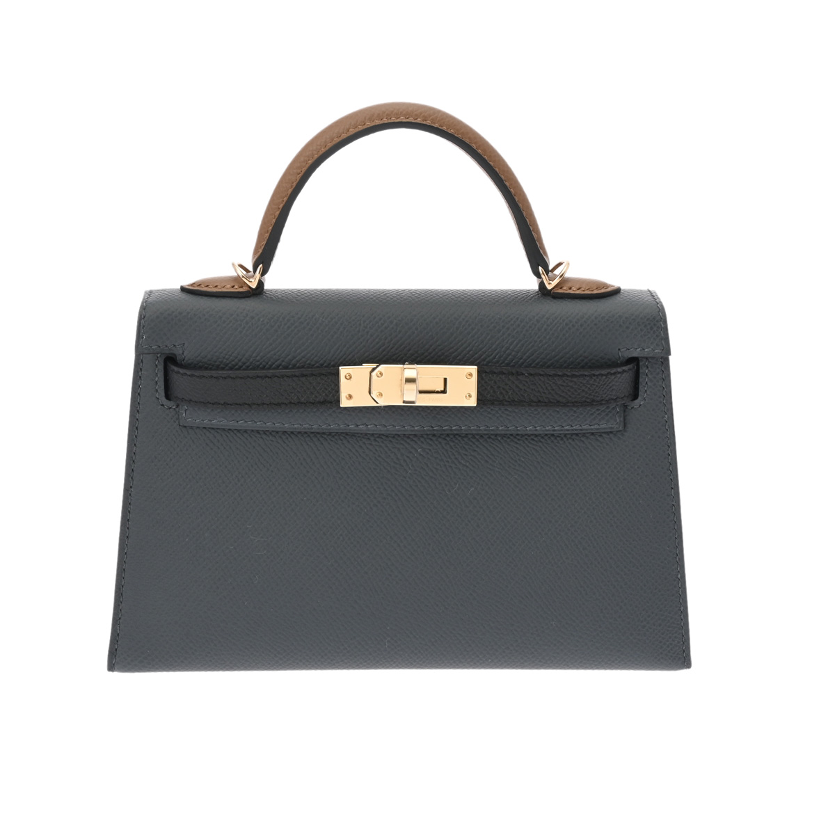 エルメス ミニケリー2 トリコロール 2WAY グリミスティ/アルザン