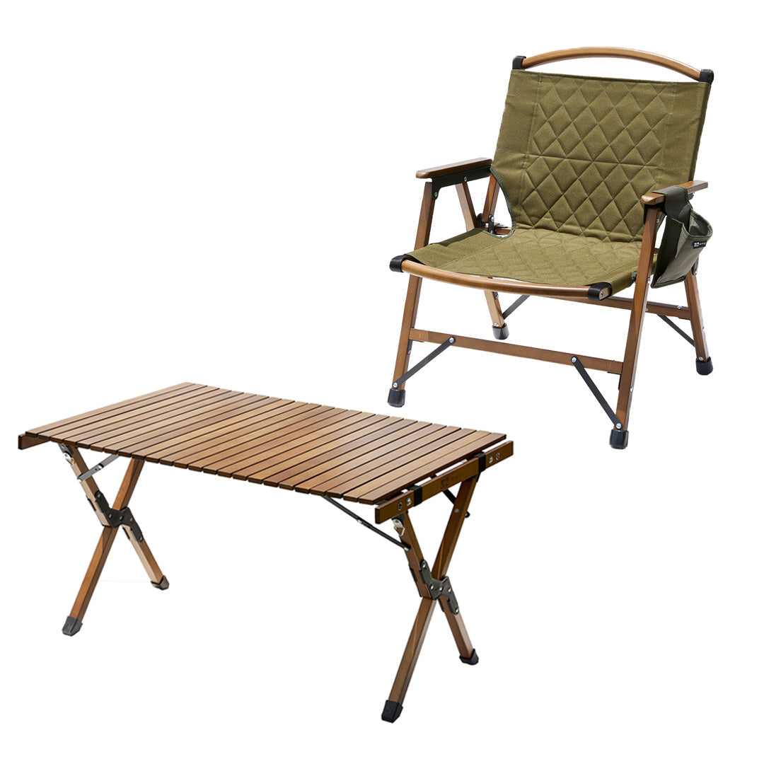 WAQ Folding Wood Chair ウッドチェア アウトドア用ウッドチェア