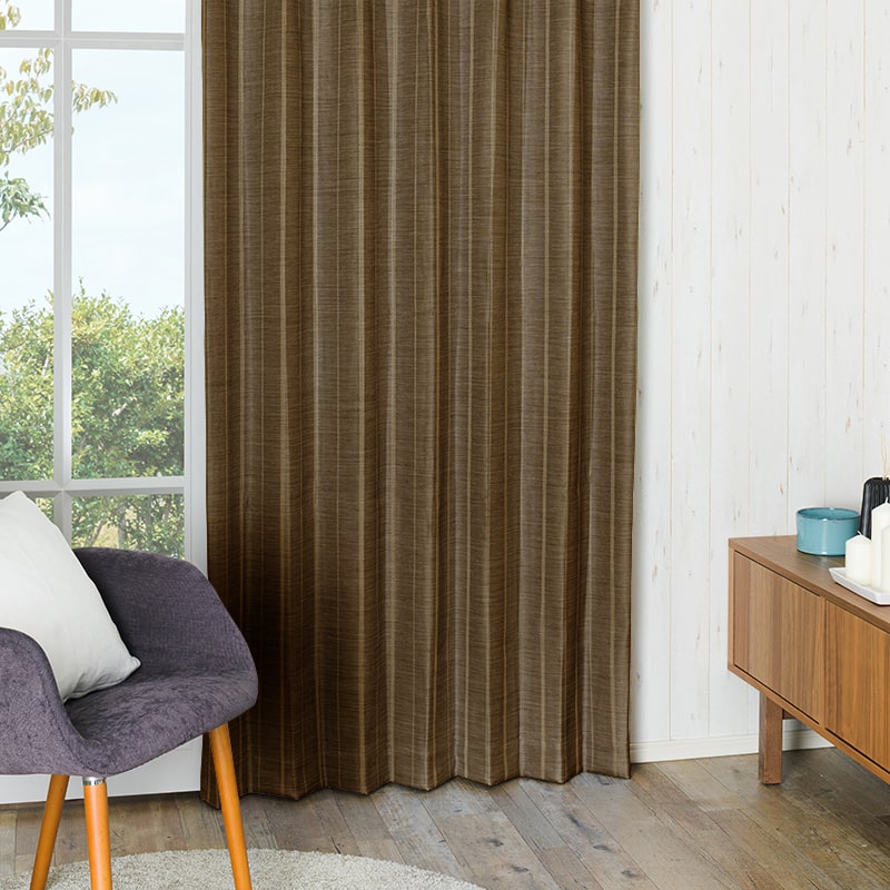 メロウストライプ ドレープカーテン – WARDROBE sangetsu