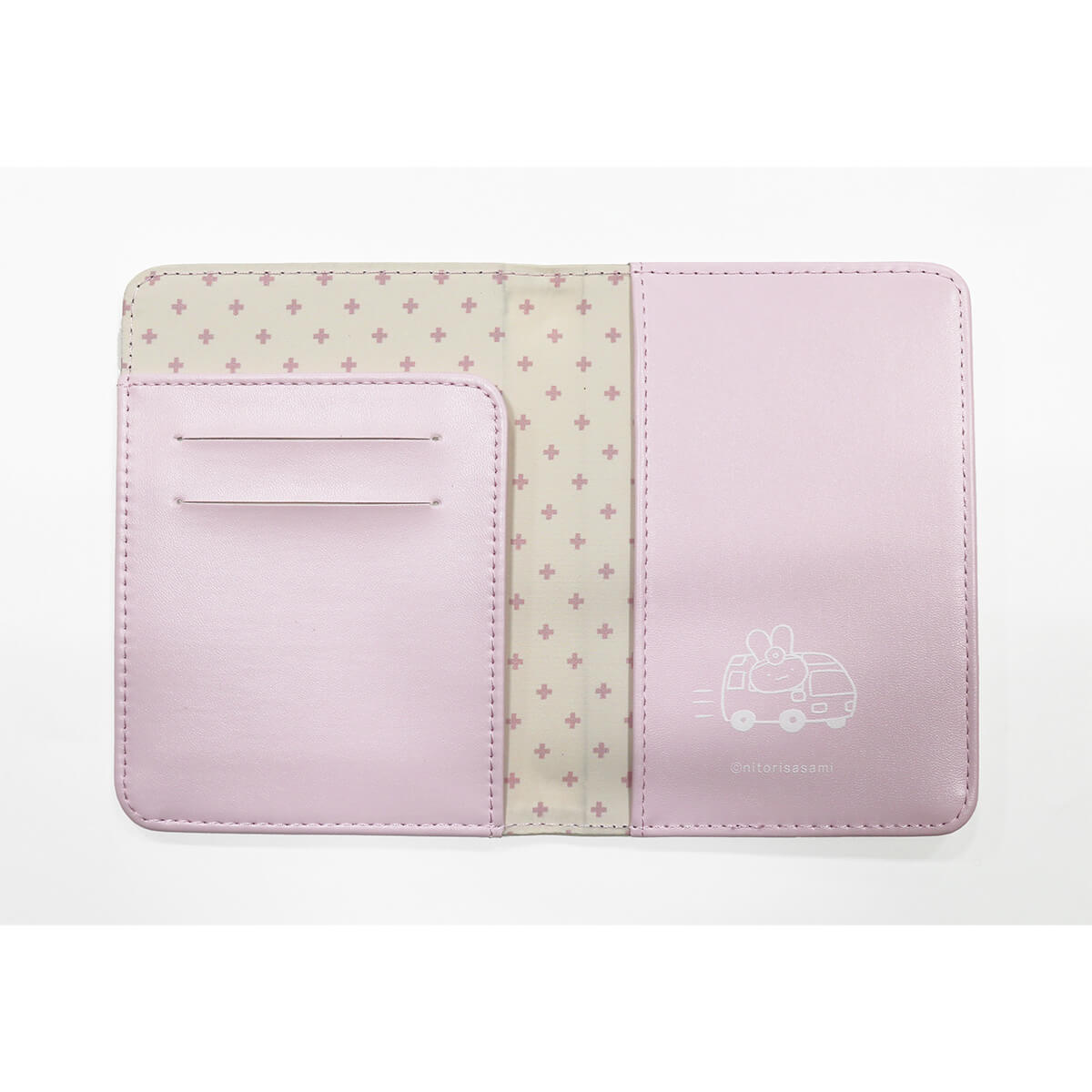 ホワイトタイガーとブラックタイガー マルチケース（アイボリー