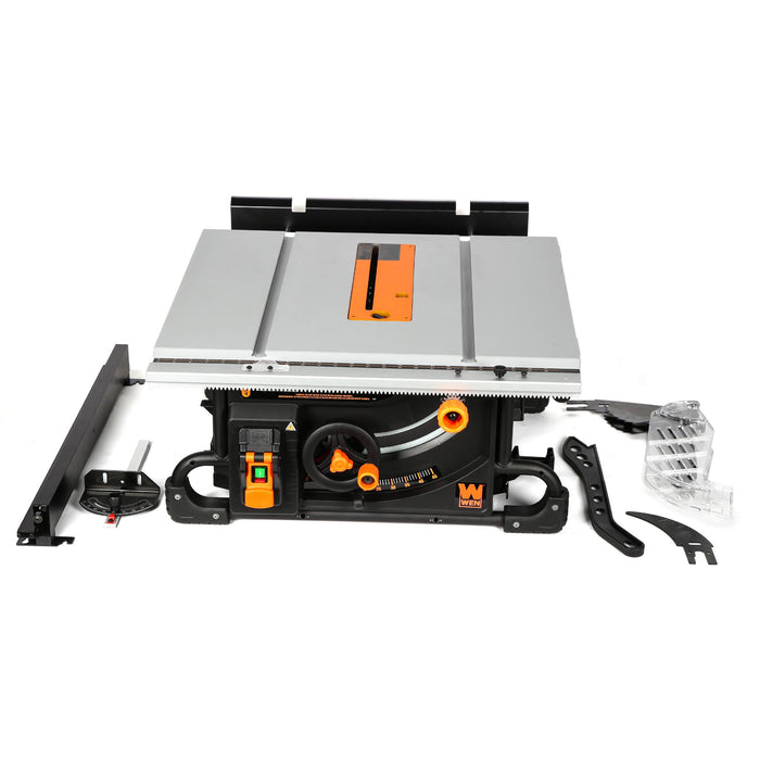WEN TT1015 15-Amp 2 HP 10-Inch Industrial Benchtop Jobsite Table