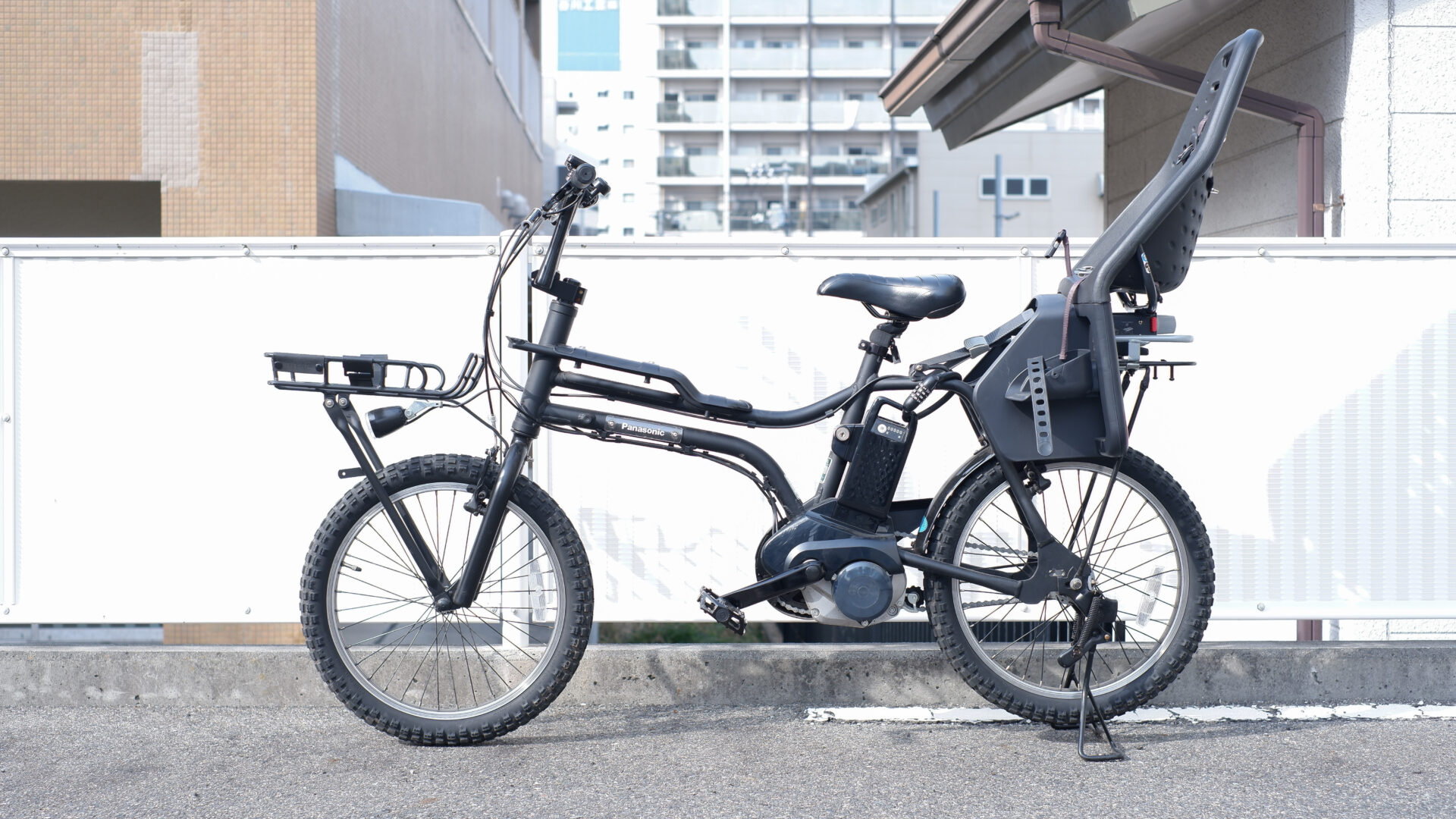 Panasonic EZ 電動自転車 3人乗り Yepp前後付き【直接引き渡し