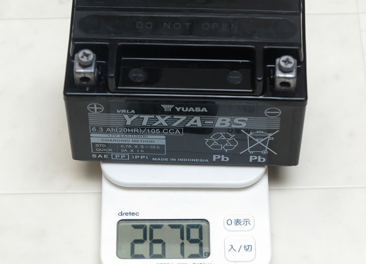 Ninja ZX-25R リチウムイオンバッテリー