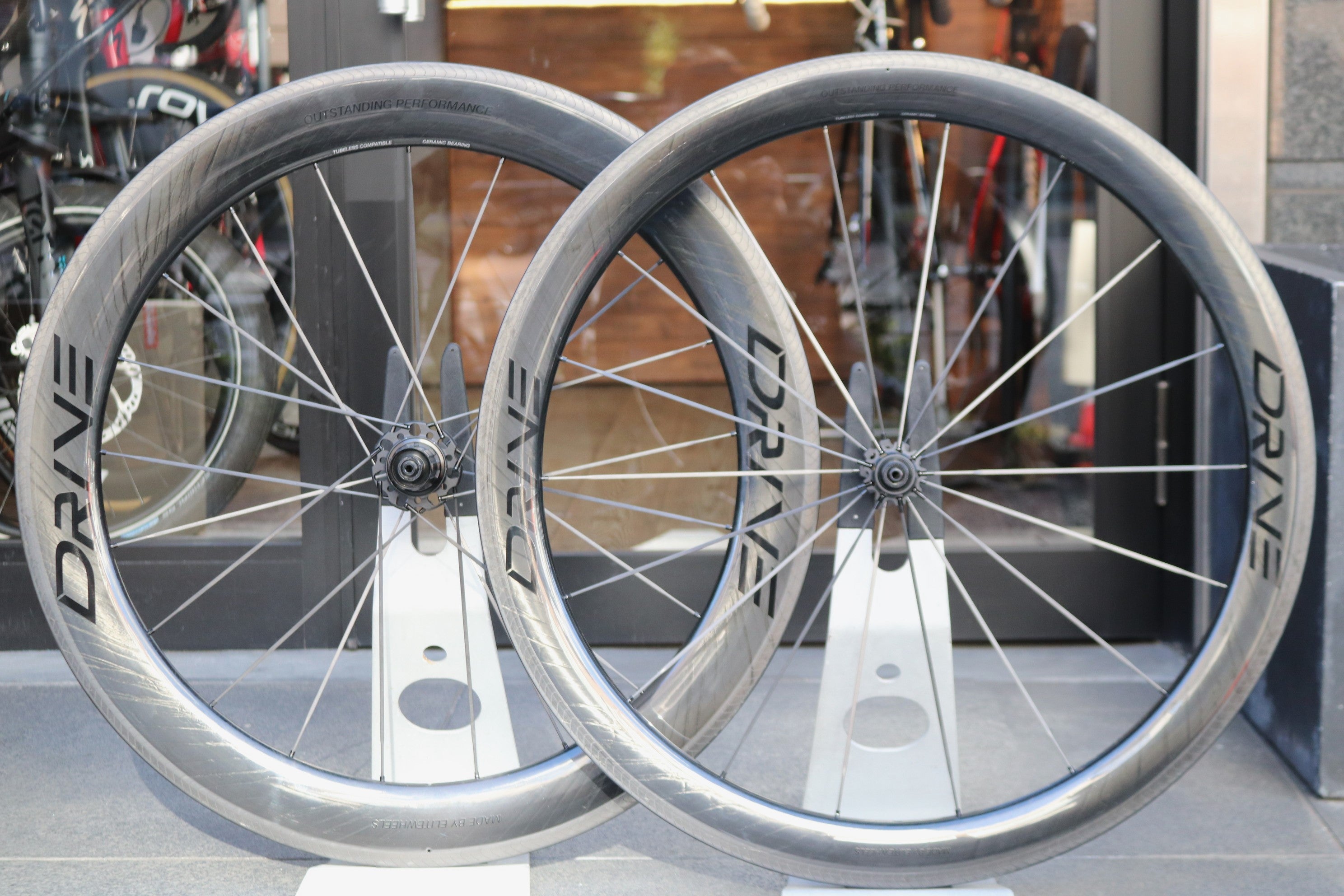 エリート ELITE WHEELS DRIVE 50/65V カーボン ホイールセット シマノ