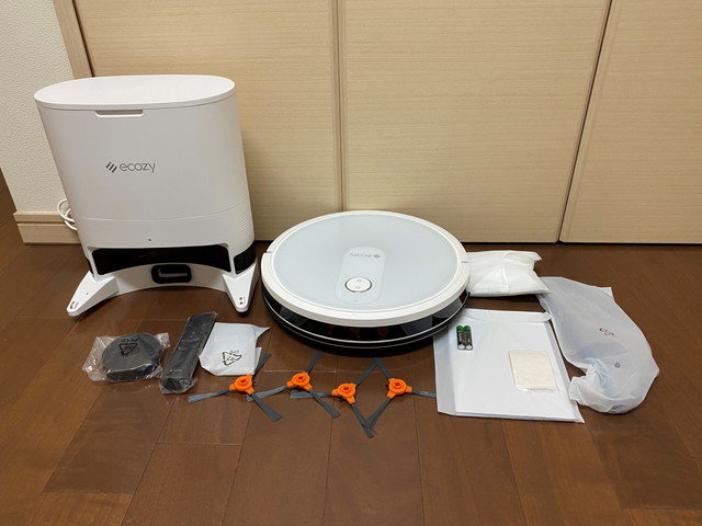 自動ゴミ収集ステーション装備なロボット掃除機「ECOZY RV-SG250B」が